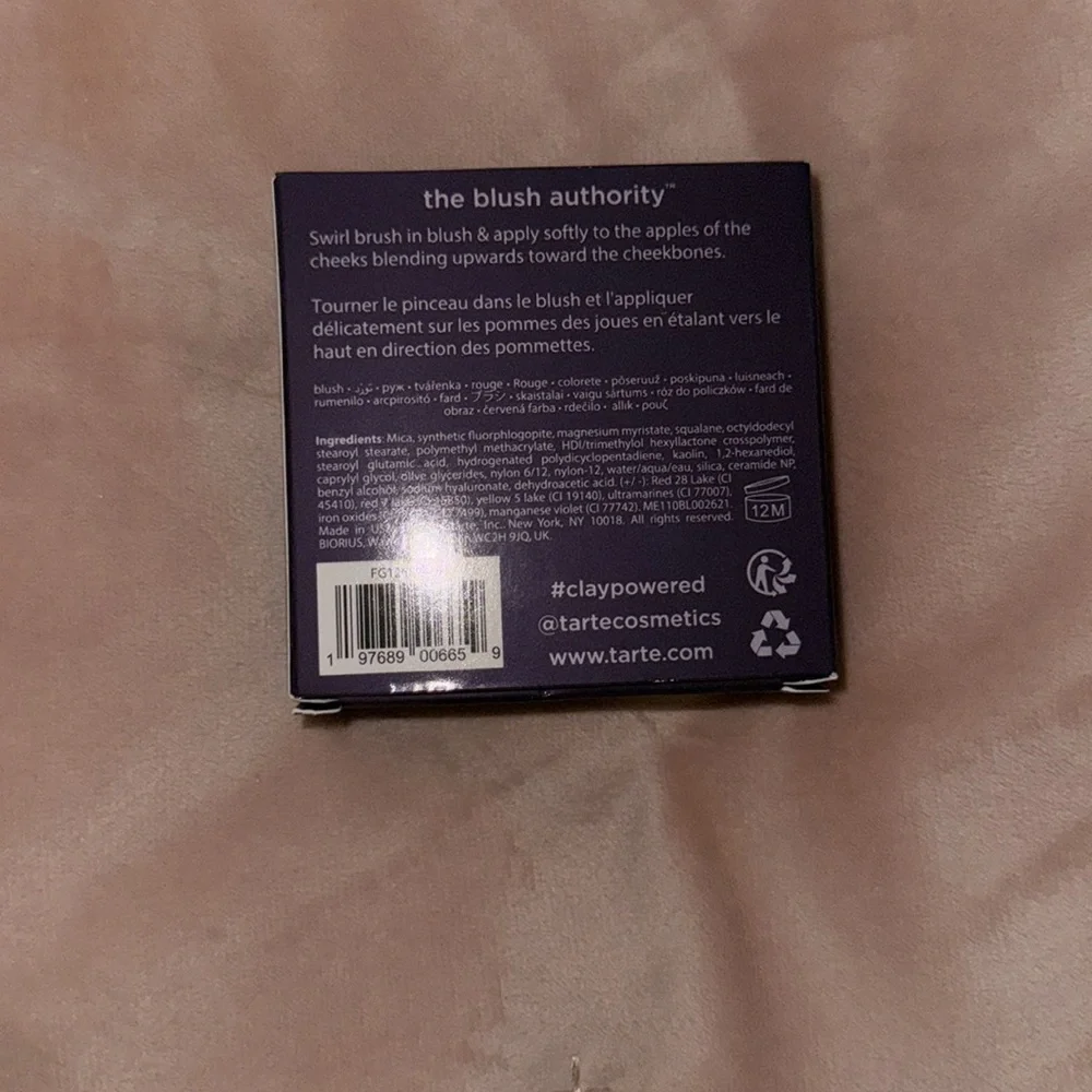 tarte new high performance‎ Amazonian clay 12hrs blush